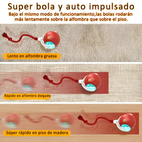 Pelota Divertida para Gatos - Rebote y Persecución